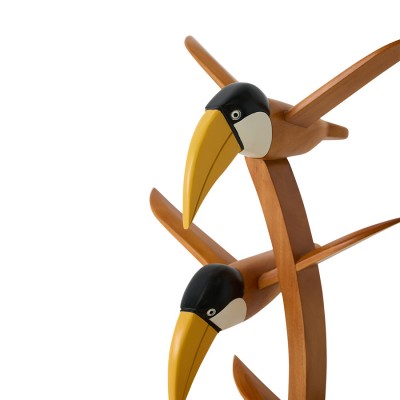 Tukany rzeźba drewniana, HKLiving