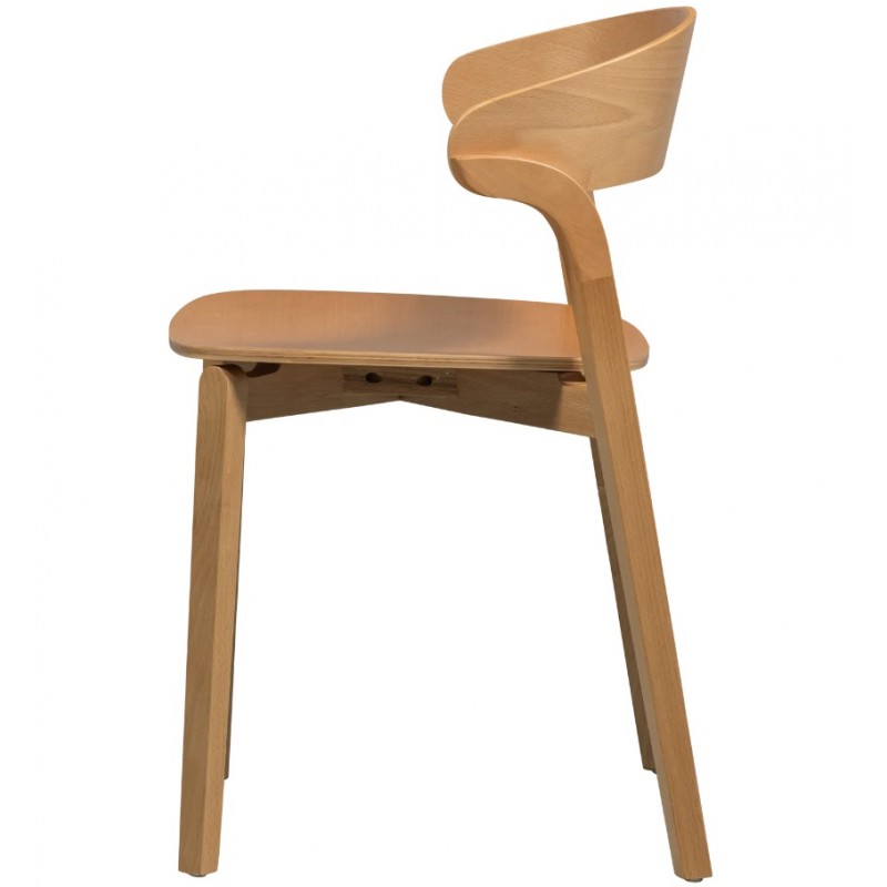 Krzesło jadalniane CRAS naturalny, Woood