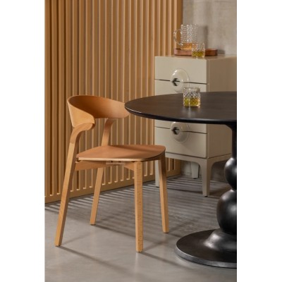 Krzesło jadalniane CRAS naturalny, Woood