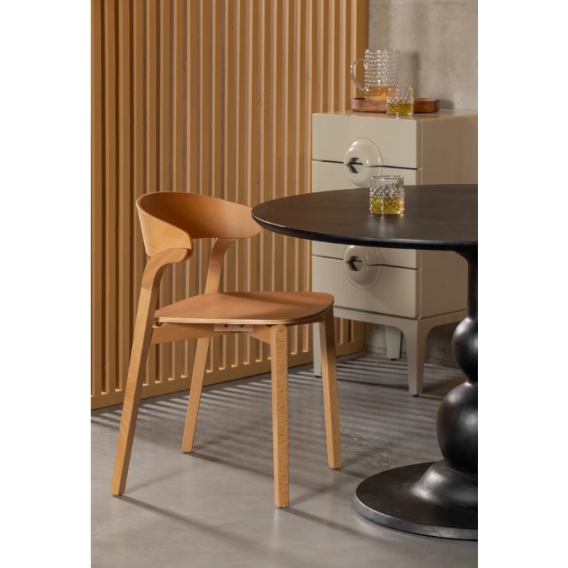 Krzesło jadalniane CRAS naturalny, Woood