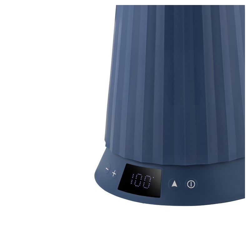 Plisse- Czajnik elektryczny z regulacją temperatury, niebieski 1,7 l, Alessi