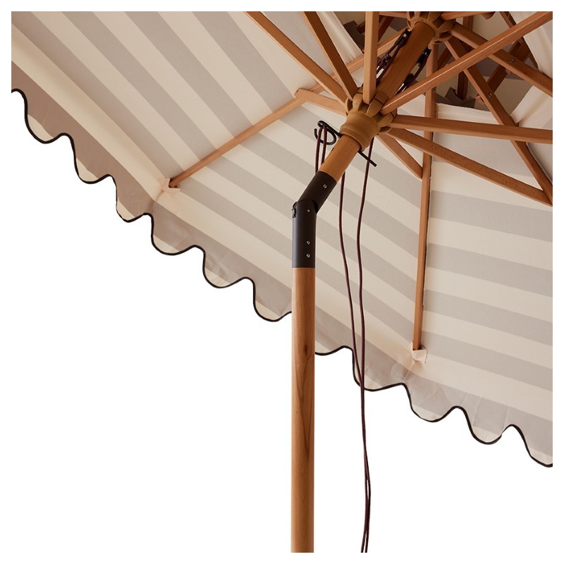 Stracciatella parasol ogrodowy w pasy, HKLiving