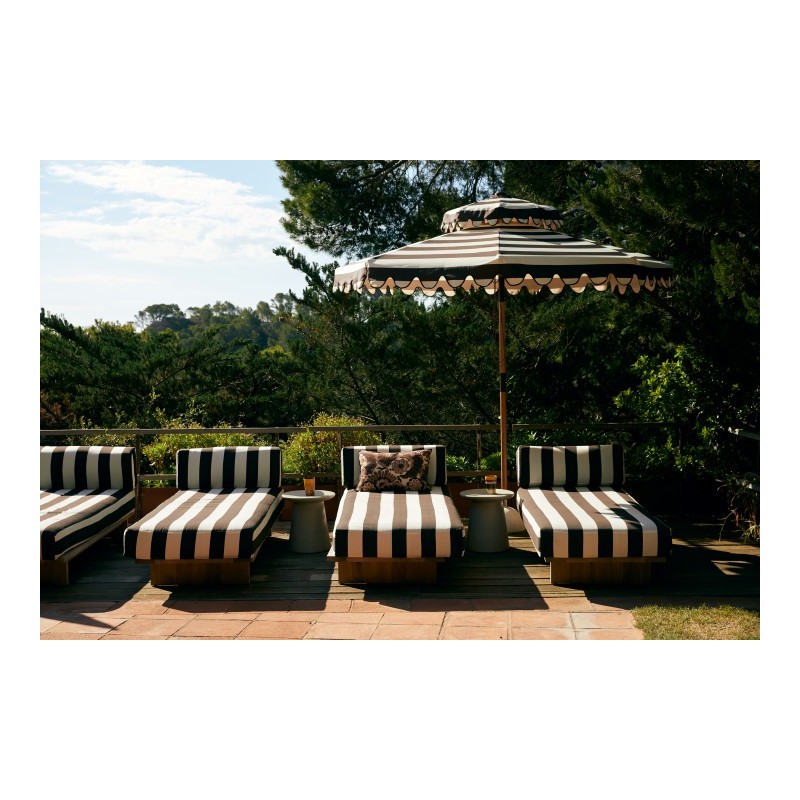 Stracciatella parasol ogrodowy w pasy, HKLiving