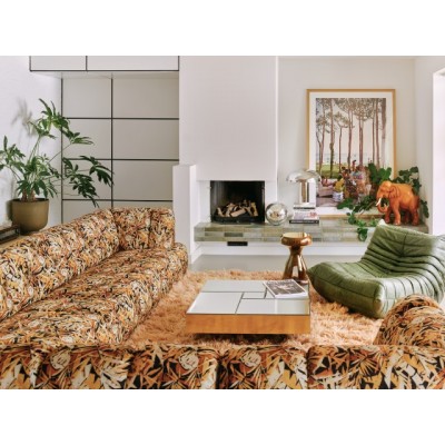 Chestnut, drewniany stołek, HKLiving