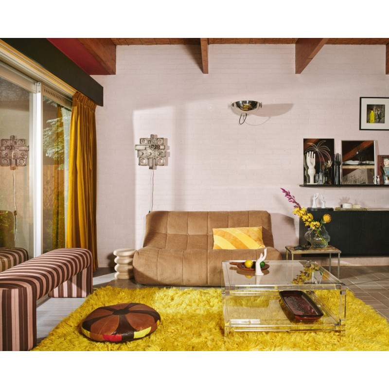 Dywan Fluffy żółty (150x240cm), HKLiving