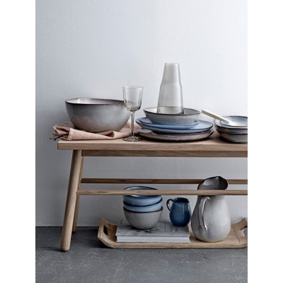 Sandrine zestaw śniadaniowy, niebieski, Bloomingville