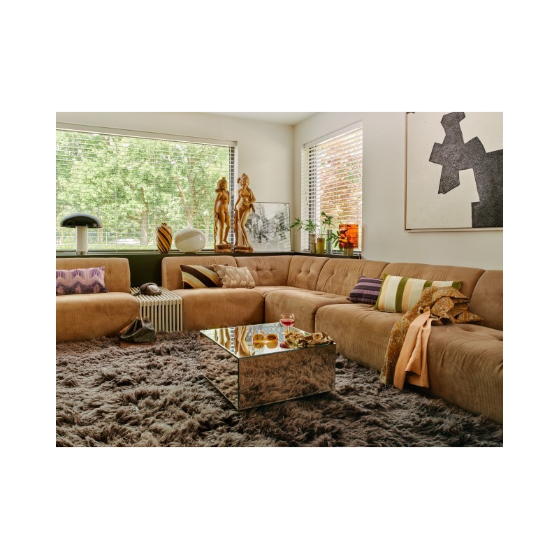 Ławka Slatted, piaskowa, HKLiving