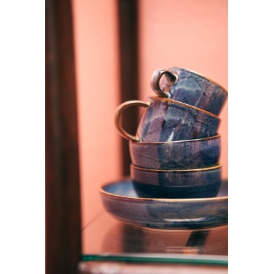 Kubek Chef Ceramics Rustic Blue, 320 ml, HKLiving