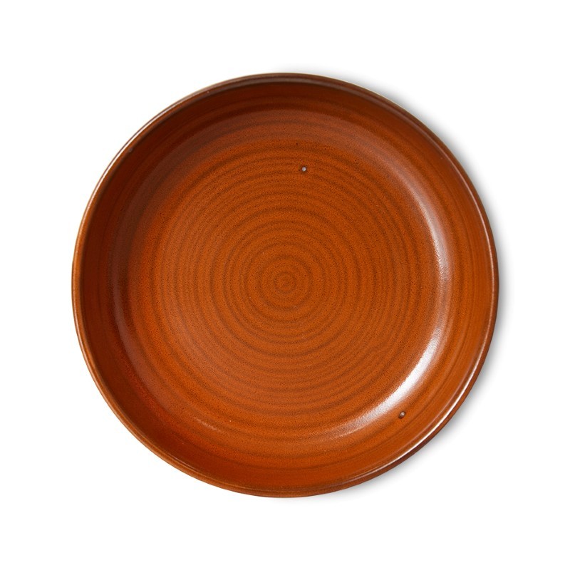 Talerz głęboki M Chef Ceramics Burned Orange, HKLiving