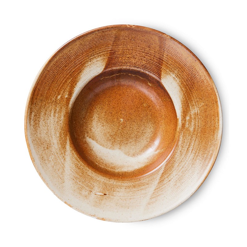 Talerz do makaronu Chef Ceramics Rustic Cream, HKLiving