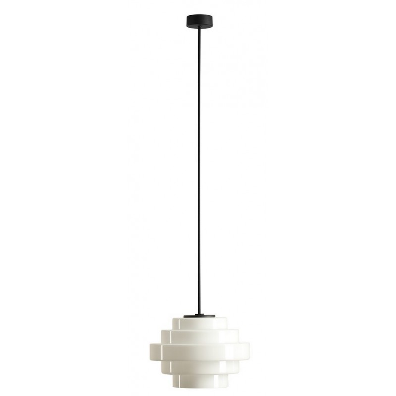 Lampa wisząca Filo Milky ⌀28 , retro styl, Aldex