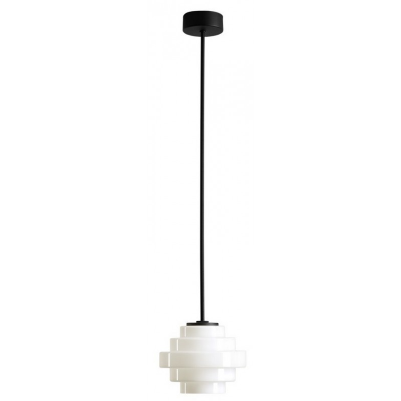 Lampa wisząca Filo M Milky ⌀14 , retro styl, Aldex