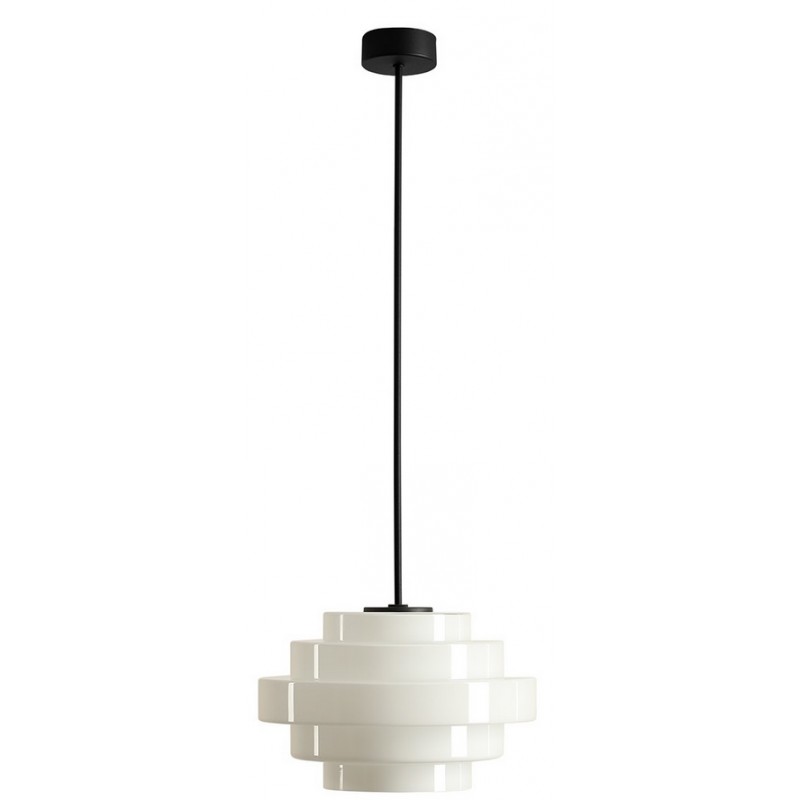 Lampa wisząca Filo M Milky ⌀28 , retro styl, Aldex