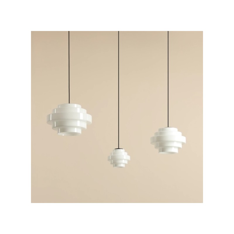 Lampa wisząca Filo S Milky ⌀22, retro styl, Aldex