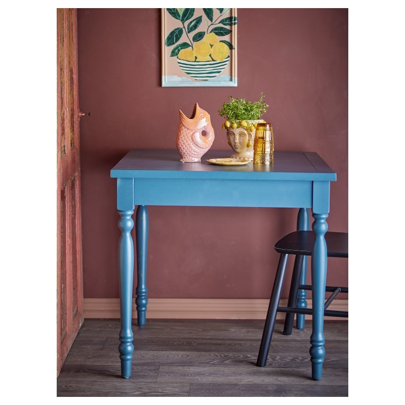Bassy stół do jadalni, niebieski, Bloomingville