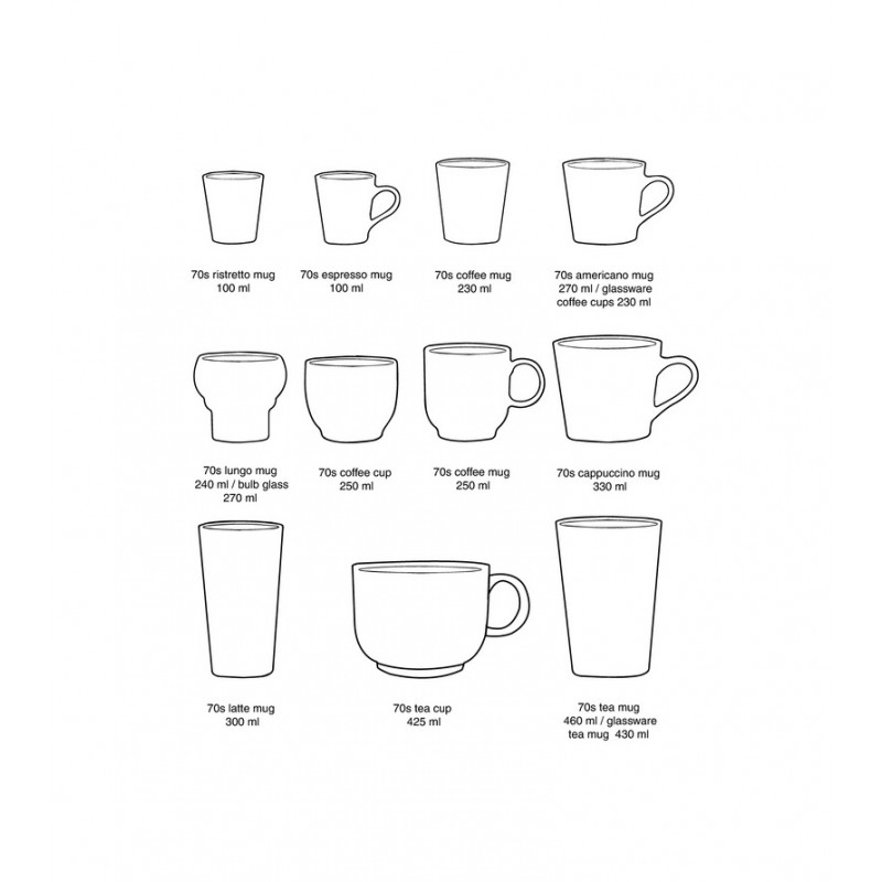 Kubek ceramiczny Sunset 70's Ceramisc do cappuccino, HKliving