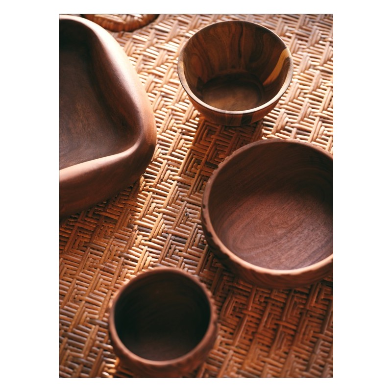 Woven stolik kawowy z rattanu, HKLiving