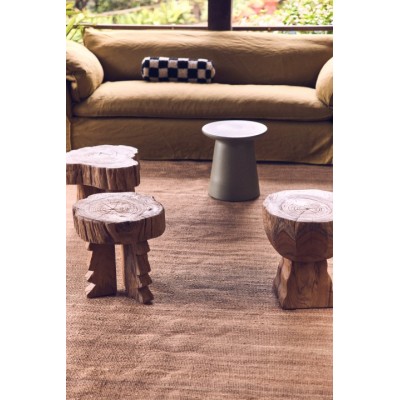 Stołek Arched, drewno tekowe, HKLiving