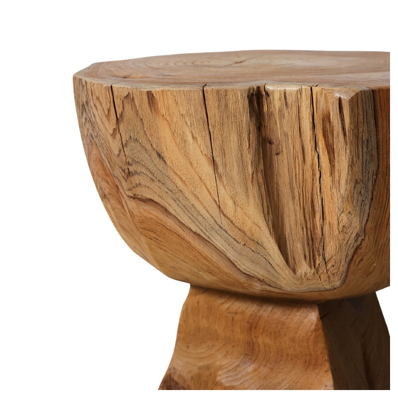 Stołek Arched, drewno tekowe, HKLiving