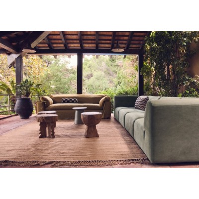 Stołek Arched, drewno tekowe, HKLiving