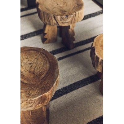 Stołek Arched, drewno tekowe, HKLiving