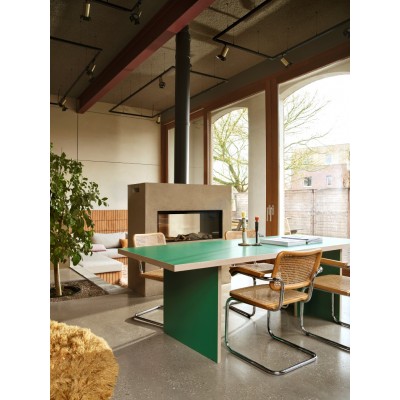 Zielony stół do jadalni 220 cm, HKLiving