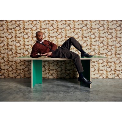 Zielony stół do jadalni 220 cm, HKLiving