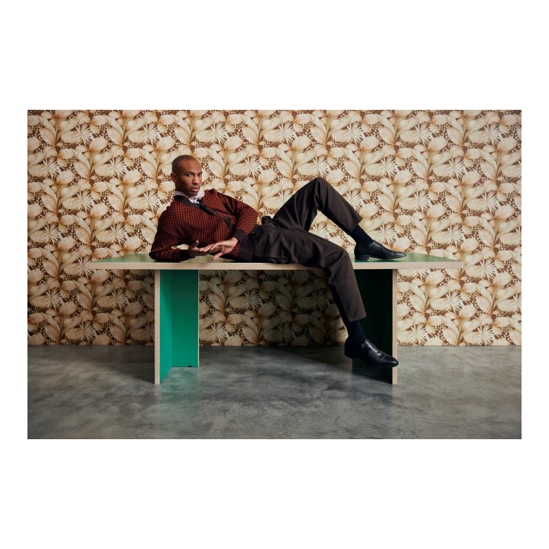 Zielony stół do jadalni 220 cm, HKLiving