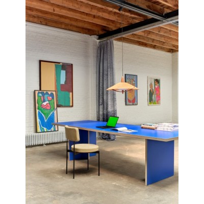 Niebieski stół do jadalni 280 cm, HKLiving