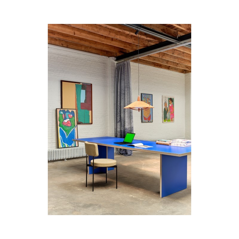 Niebieski stół do jadalni 280 cm, HKLiving