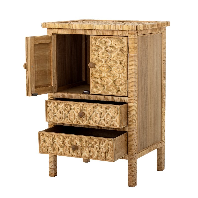 Komoda Lorri, rattanowa, Bloomingville