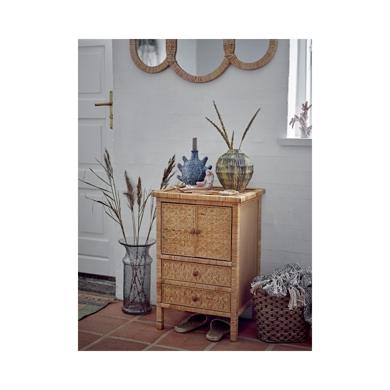 Komoda Lorri, rattanowa, Bloomingville