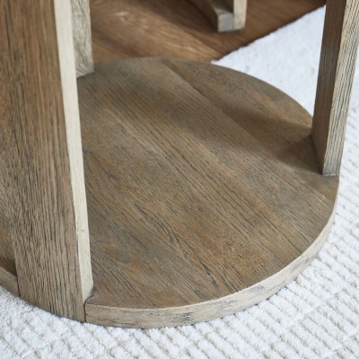 Zestaw 2 stolików kawowych Astoria S, dąb, Riviera Maison