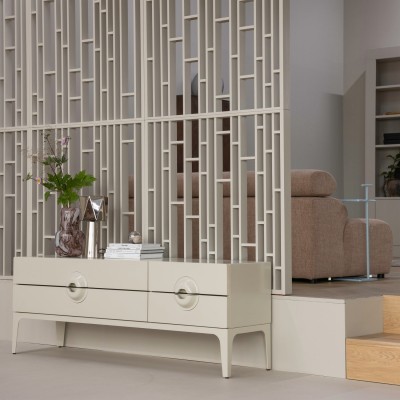 Komoda RTV Merge 160 cm, dust, Woood