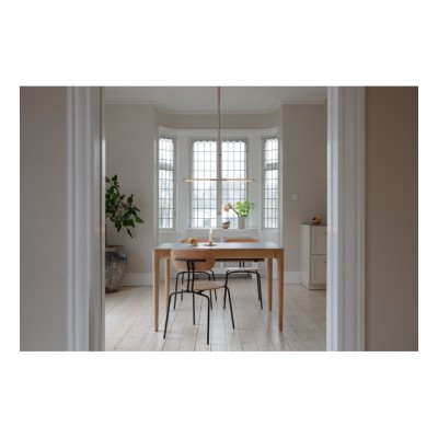 Stół rozkładany z szufladami Heart'n'Soul 120 cm, naturalny dąb, Umage