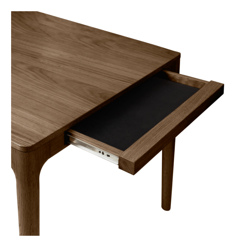 Stół rozkładany z szufladami Heart'n'Soul 200 cm, orzech włoski, Umage