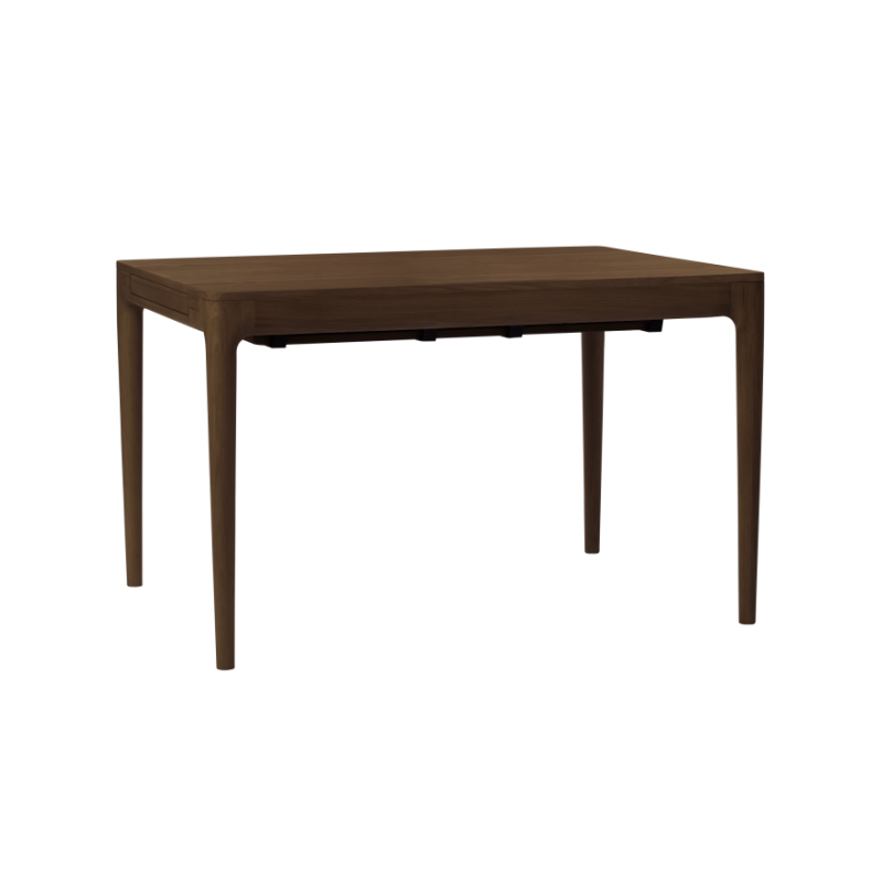 Stół rozkładany z szufladami Heart'n'Soul 120 cm, ciemny dąb, Umage