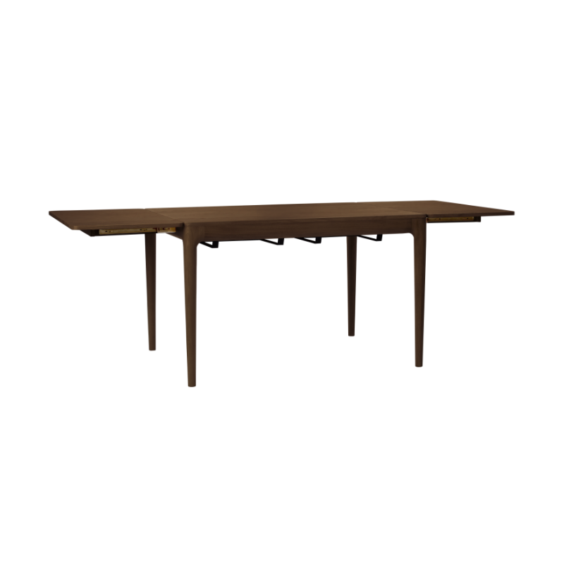 Stół rozkładany z szufladami Heart'n'Soul 120 cm, ciemny dąb, Umage