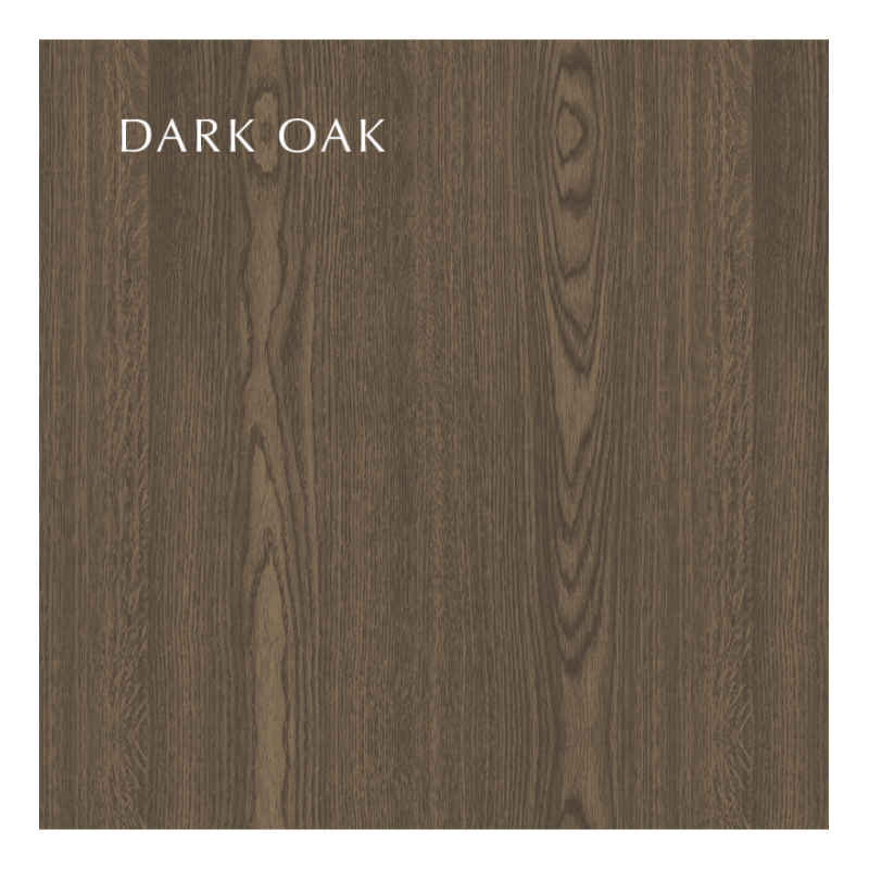 Stół rozkładany z szufladami Heart'n'Soul 120 cm, ciemny dąb, Umage