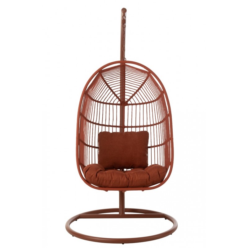 Fotel wiszący Egga, czerwony, J-Line