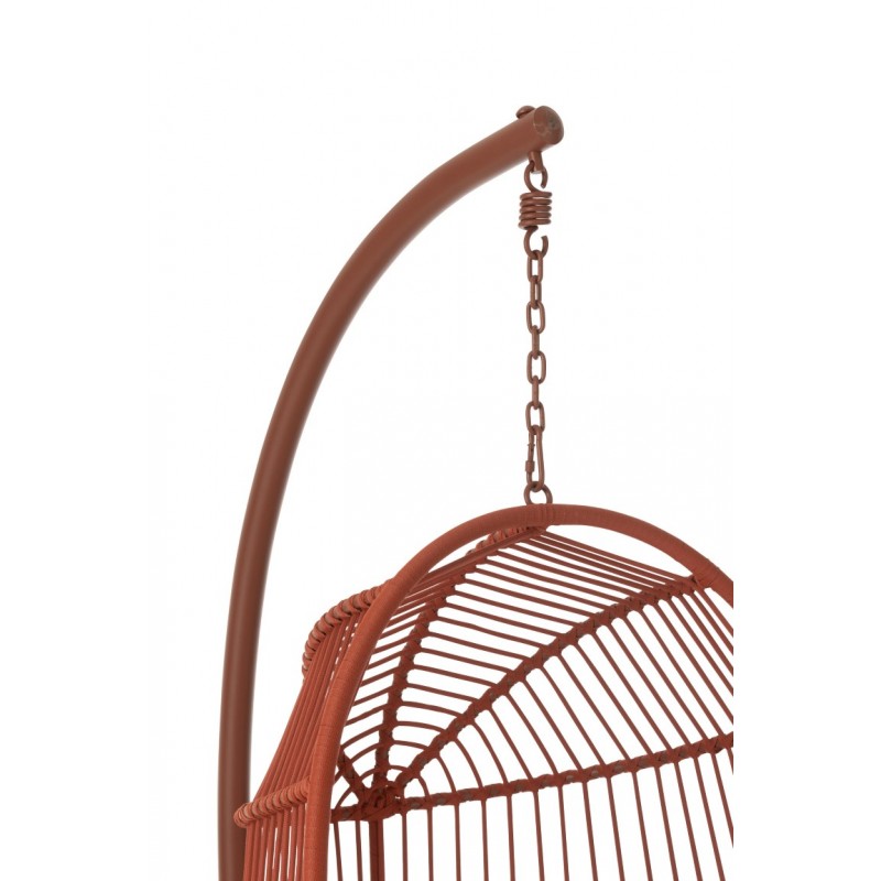 Fotel wiszący Egga, czerwony, J-Line