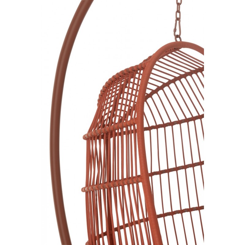 Fotel wiszący Egga, czerwony, J-Line