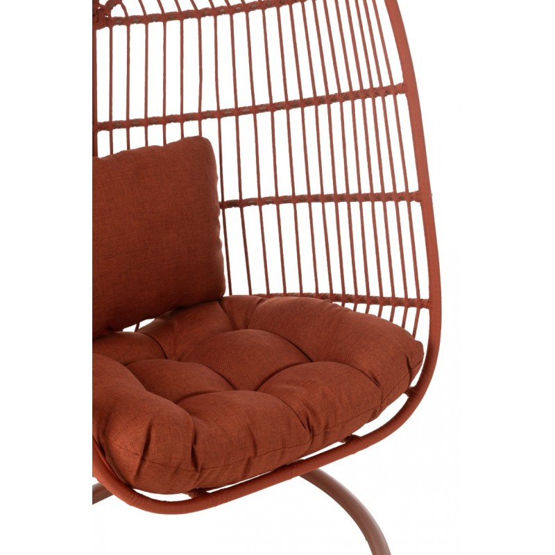 Fotel wiszący Egga, czerwony, J-Line