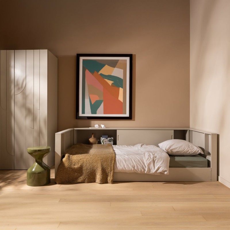 Łóżko dziecięce Carter I sosnowe, dust, Woood