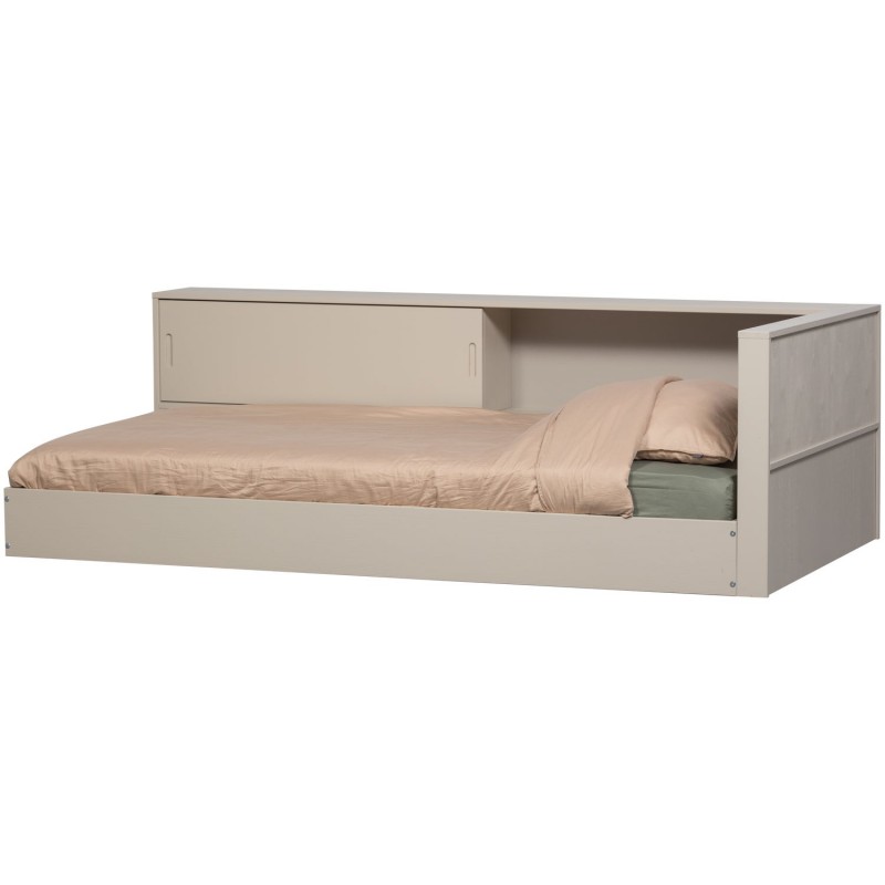 Łóżko dziecięce Carter narożne sosnowe, dust, Woood