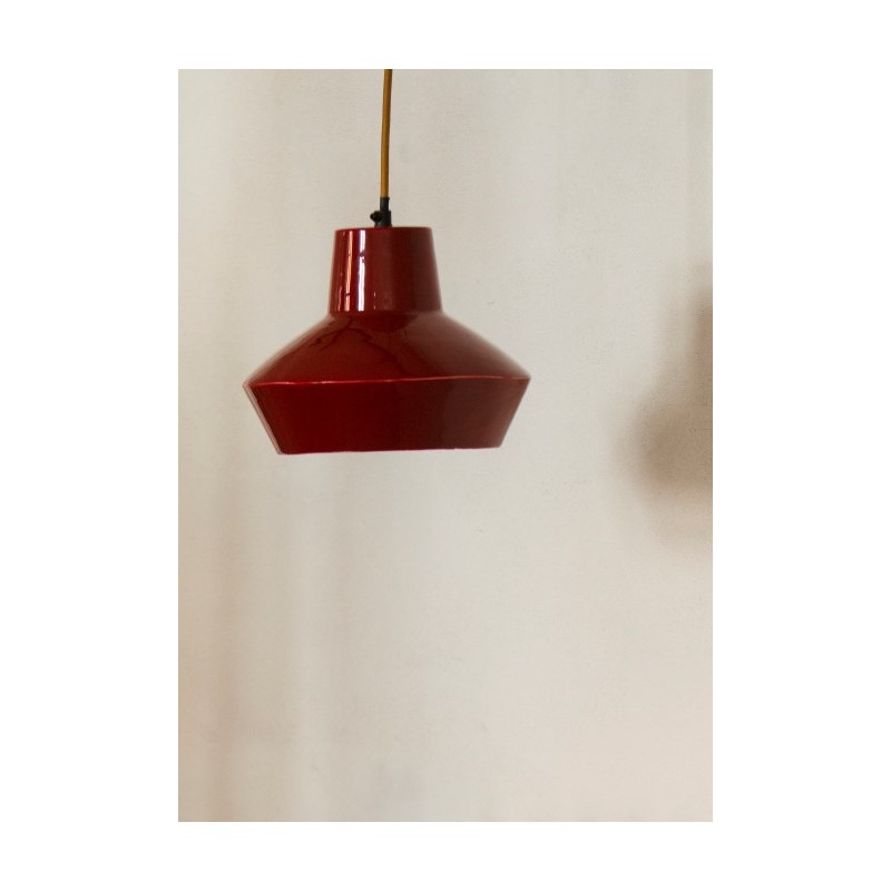 Lampa wisząca Craft, bordowa, Madam Stoltz