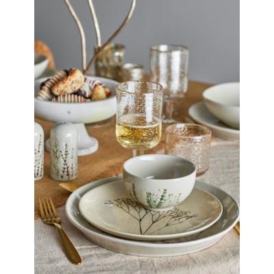 Zestaw śniadaniowy Bea 12 szt., kamionka, Bloomingville