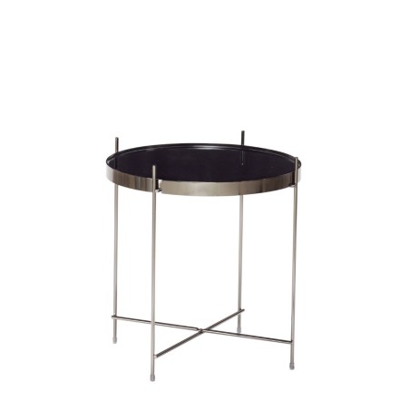 Metalowy stolik kawowy Reflect, czarny lustrzany, Hübsch