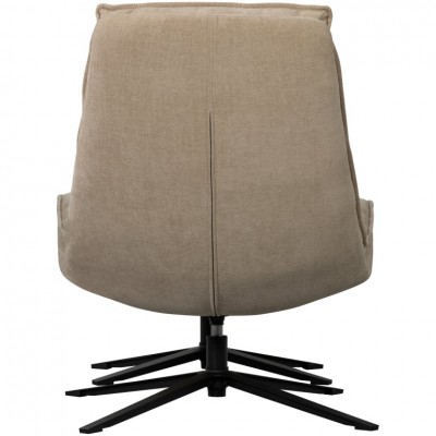 Kube fotel z podnóżkiem, naturalny, Woood