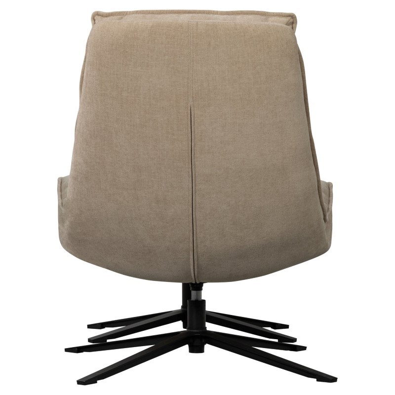 Kube fotel z podnóżkiem, naturalny, Woood